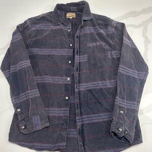Casual Men's Button Up Blue, Purple, Red